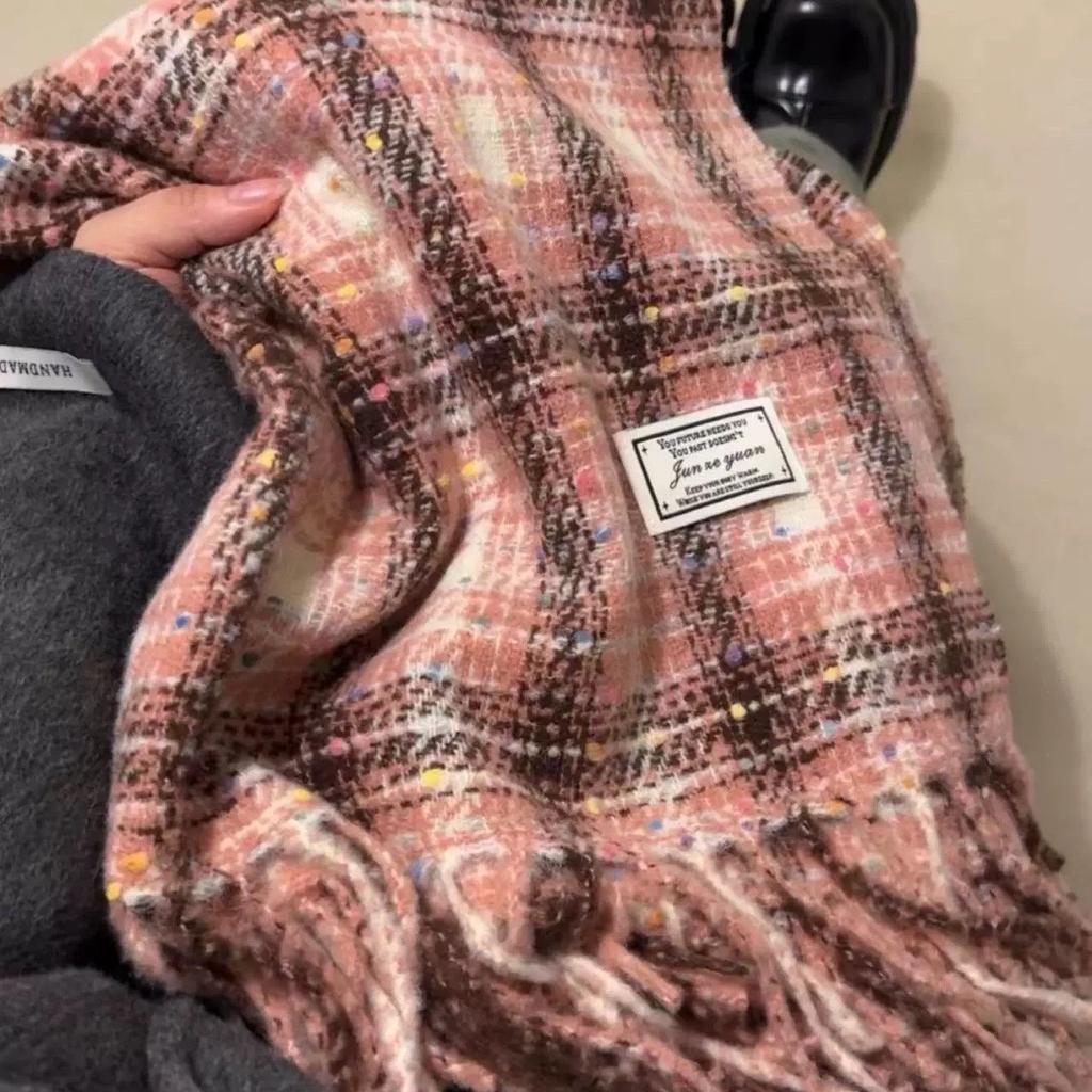 Autumn and Winter Korean Scarf Women's New Fashion Versatile Warm Scarf Holiday Gift for Students and Couples