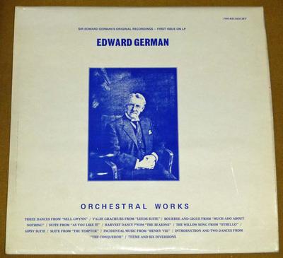 LP-Schallplatte EDWARD GERMAN SYMPHONY ORCHESTRA   Orchesterwerke RRE1701 SELTENE AUFNAHME  UK Klassik Gebraucht