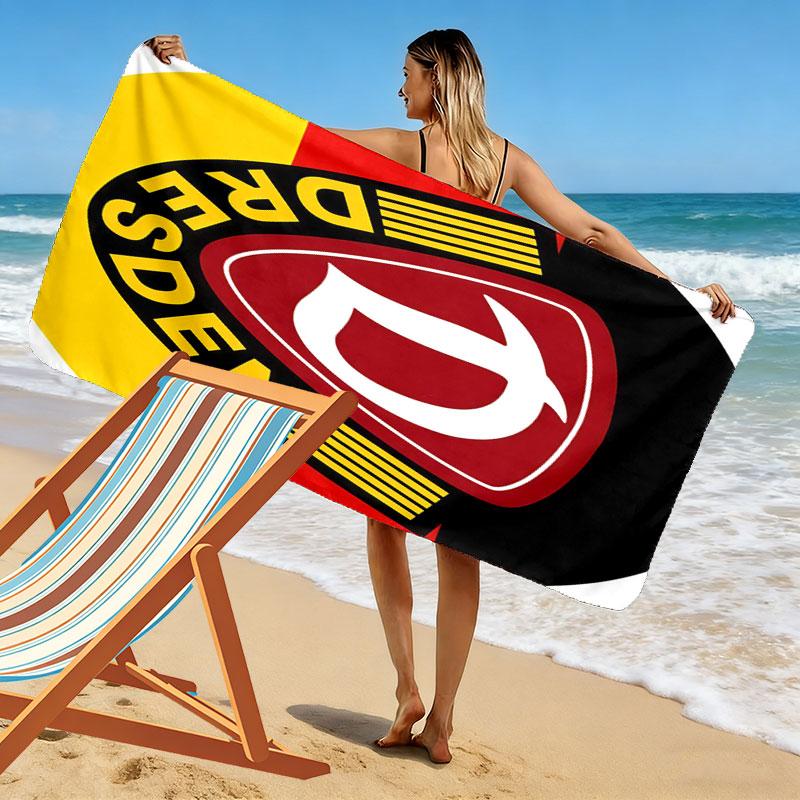 BFC Legacy Print Strandtuch, Großes Weiches Schnelltrocknendes Handtuch für Strand Camping Schwimmen