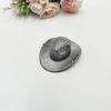 Mini Neon Glitter Cowboy Hat Hair Clip Glowing Disco Party Decoration Accessories 10 cm Holographic Party Disco Supplies