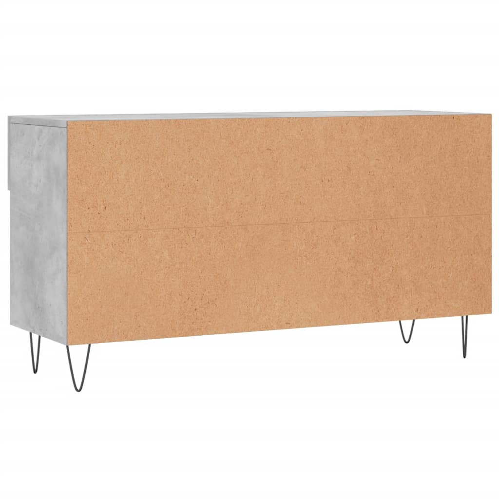 Vidaxl Bench With Shoe Storage, Concrete Grey, 102X35X55 Cm
