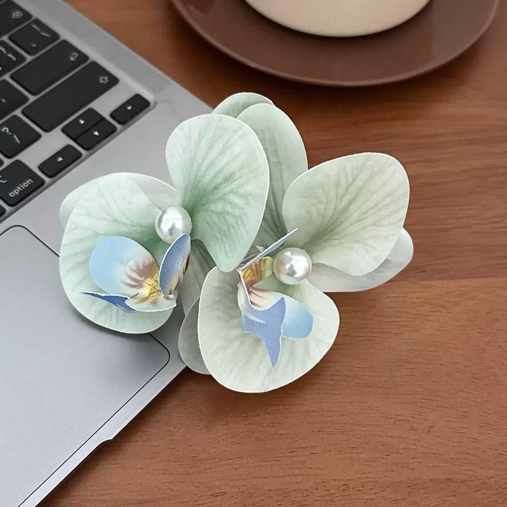 1/2PCS Pearl Orchid Hair Clip For Woman Artificial Flower Hairpins Cute Wedding Party Side Clip Barrettes Hair Accessories Gifts