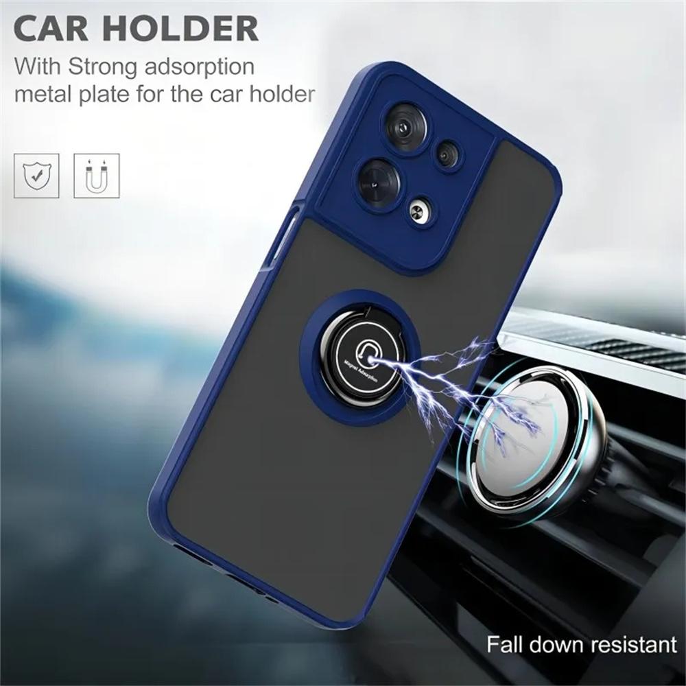 Magnet Matte Case For Oppo Reno 8 7 Z Find X5 Pro Lite A52 A92 A72 A73 A16 A16K A76 A5 A9 2020 5G Shockproof Hard Cover Funda