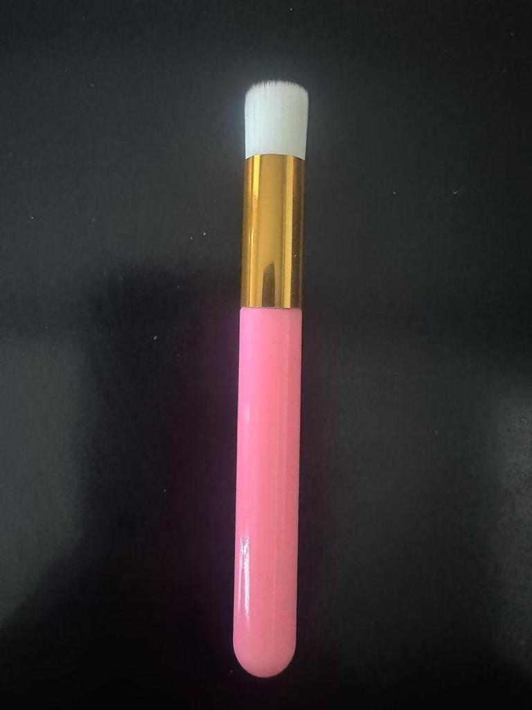 Plastic Handle Mousse Brush: False Eyelash, Makeup, and Blackhead Removal Tool for Pore Cleansing.