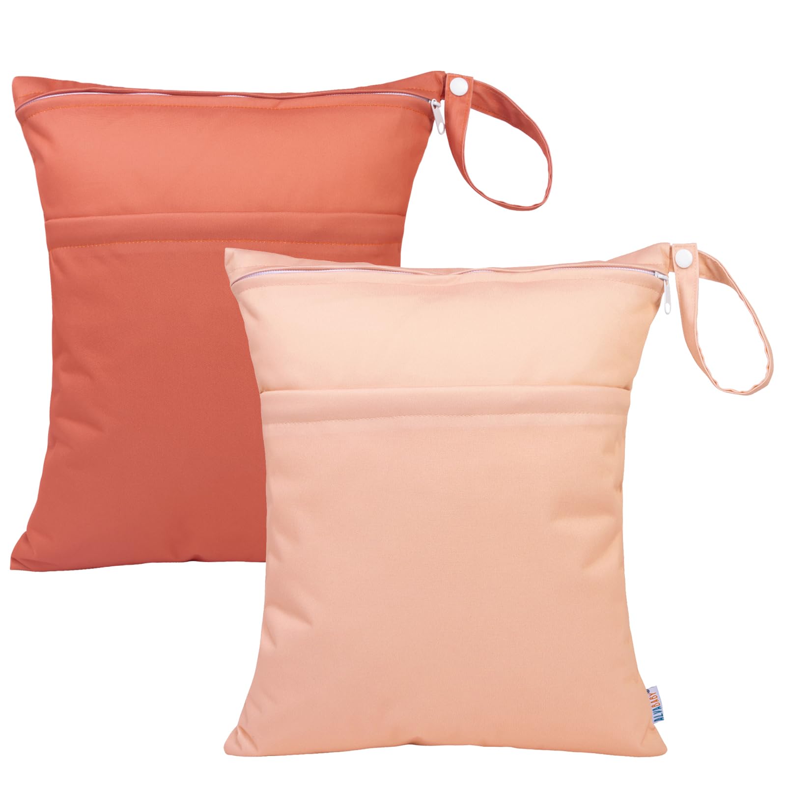 

ALVABABY Wet Bag Set of Diaper Waterproof Swimsuit Large Bathing Travel Small Item Stroller Machine Diaper Waterproof Waterproof Swimsuit 2, Pouch,