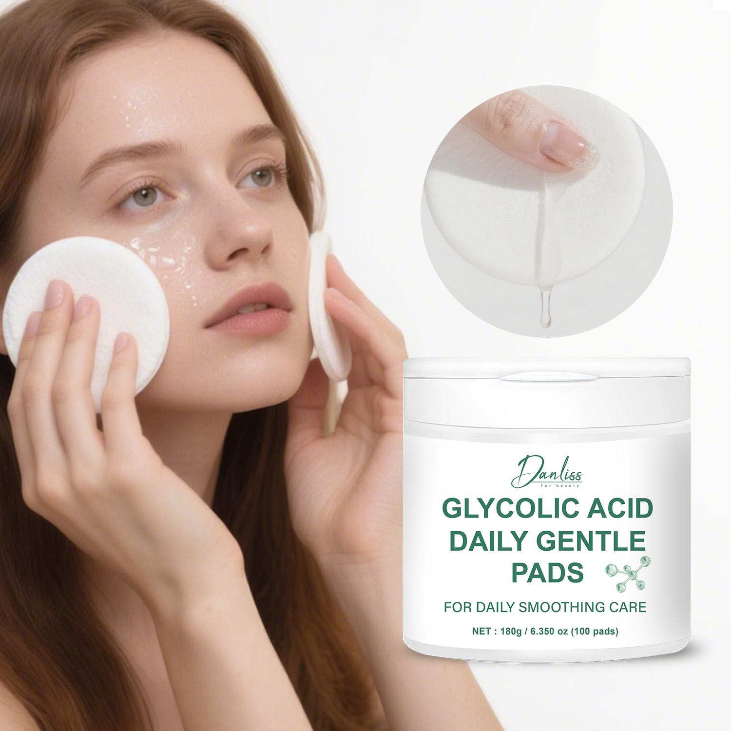 

Glycolic Acid Daily Gentle Pads-Moisturizing And Soothing Skin, Gently Exfoliates-Suitable for all Skin Types, 180g