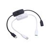 ON/OFF Switch Cable Extension Cable 3A Charging Cable New USB Type C Cable