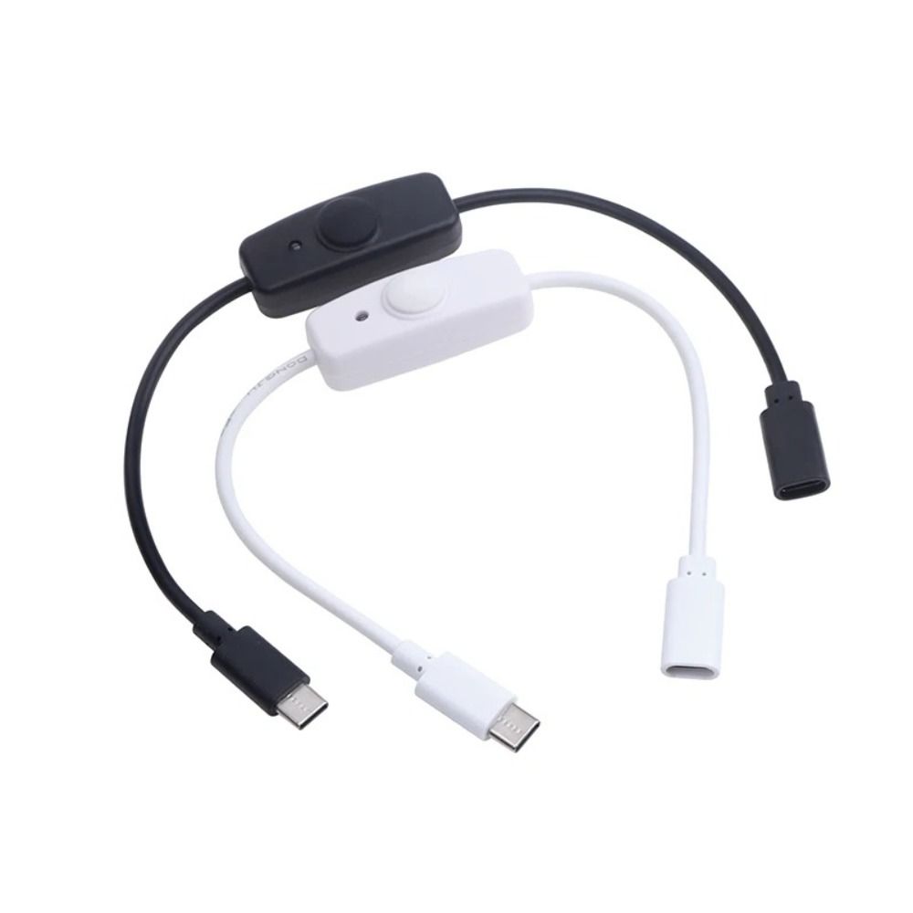 ON/OFF Switch Cable Extension Cable 3A Charging Cable New USB Type C Cable