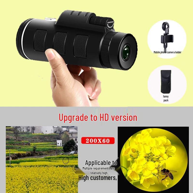 OEING High-Definition Monocular Telescope with Carrying Case