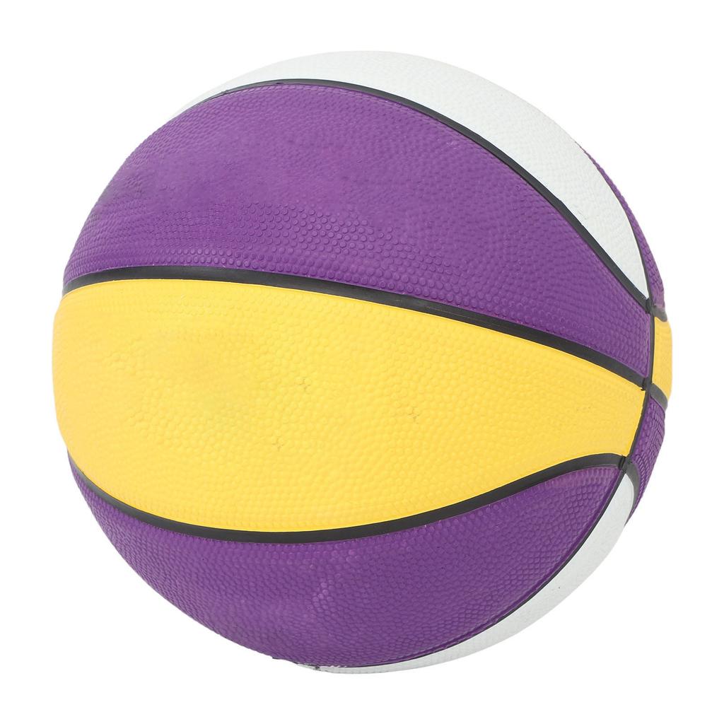 Basketball Résistant à l'Usure Durable Sûr Anti-Transpiration Caoutchouc Souple Sports Basketball pour Entraînement d'Adolescents Numéro 7, 24.6cm
