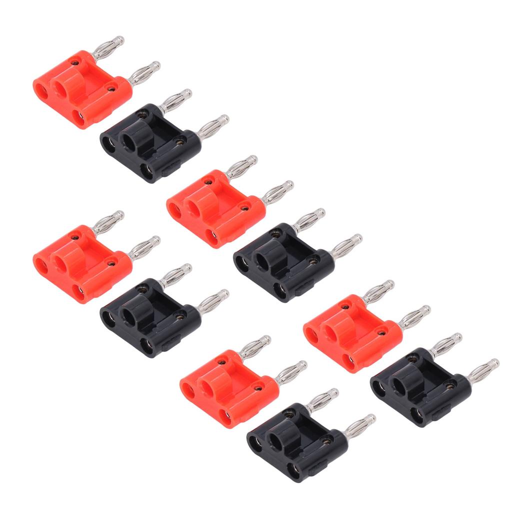 5 Satz Doppelte Bananenstecker Messing PE Lötfreie Laternen-Bananenbuchse für Elektronische Geräte Wohnmobil