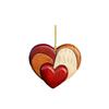 2DWooden Heart Valentine's Day Gift Vintage Home Decoration Crafts Wedding Decoration Venue Layout