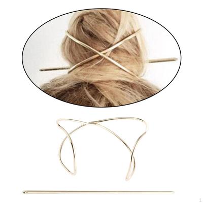 Women Boho Hairpin Stick Pin Hair Slide Clip Bun Holder Accessories