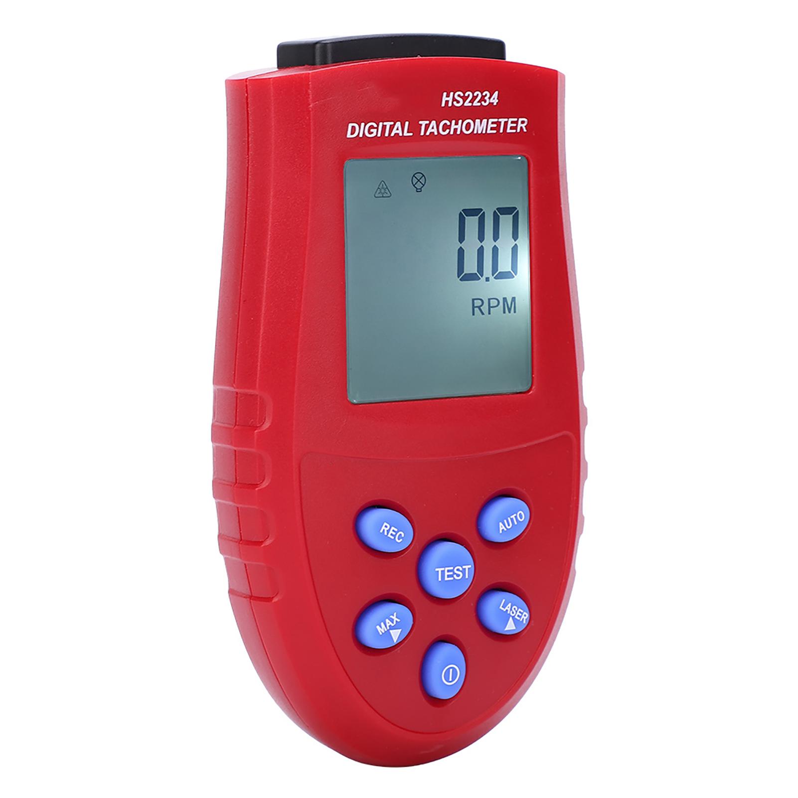 

HS2234 Тахометр Бесконтактный Цифровой Дисплей Спидометр Цифровые Тахометры Черный красный