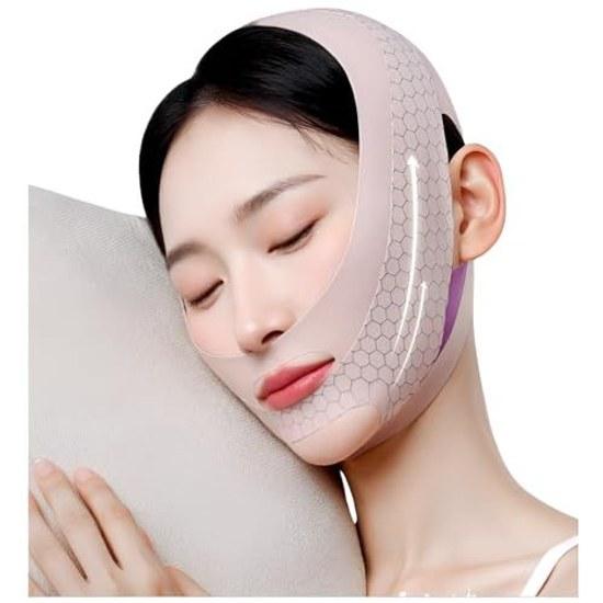 Firmiarii Small Face Mask Lift Up 3D Design Wrinkle Care Double Chin Reduction Night Use Hyaluronic Acid Included Adjustable Puffiness Countermeasure