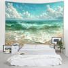 Coastal Wave Seascape Beach Ocean View Wall Tapestry Decoration Home Decor Canvas Art Print Waterproof Polyester Room Poster for
