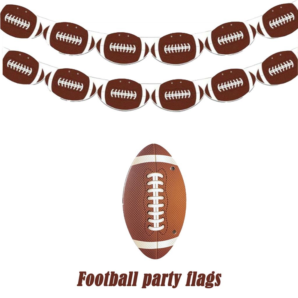 Super American Football Kids Birthday Party Cutlery Paper Plates Tissue Tablecloths Home Decoration