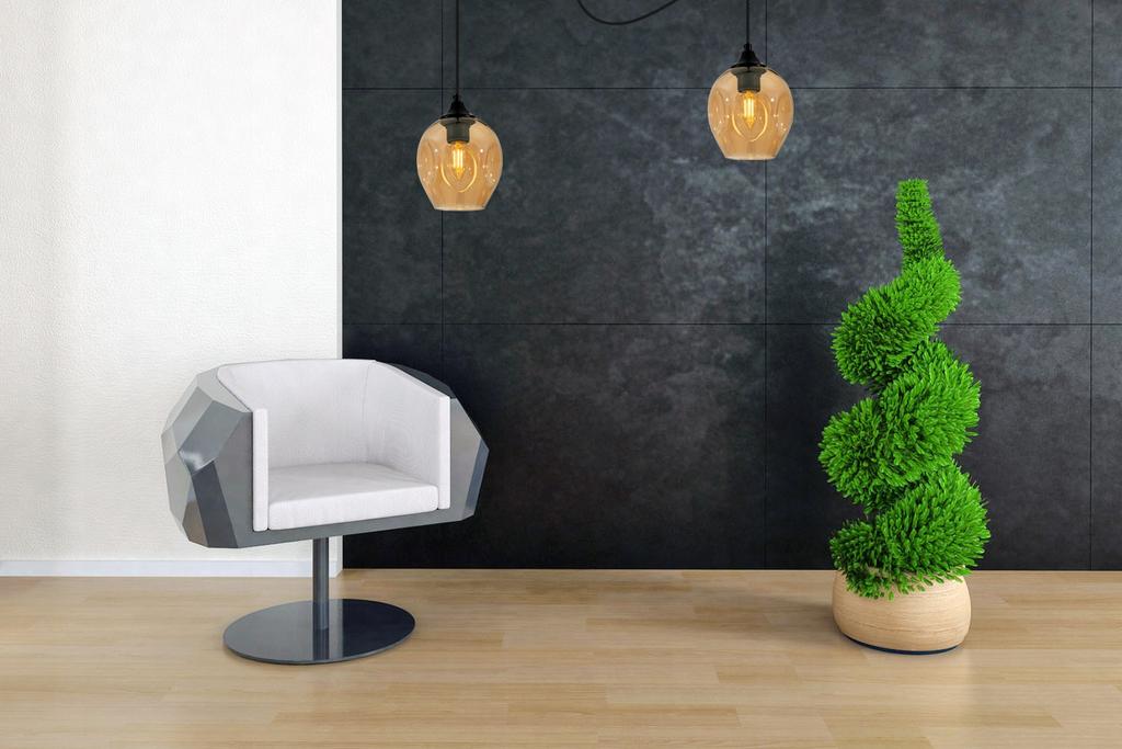 MODERN GLASS SPIDER CEILING HANGING LAMP