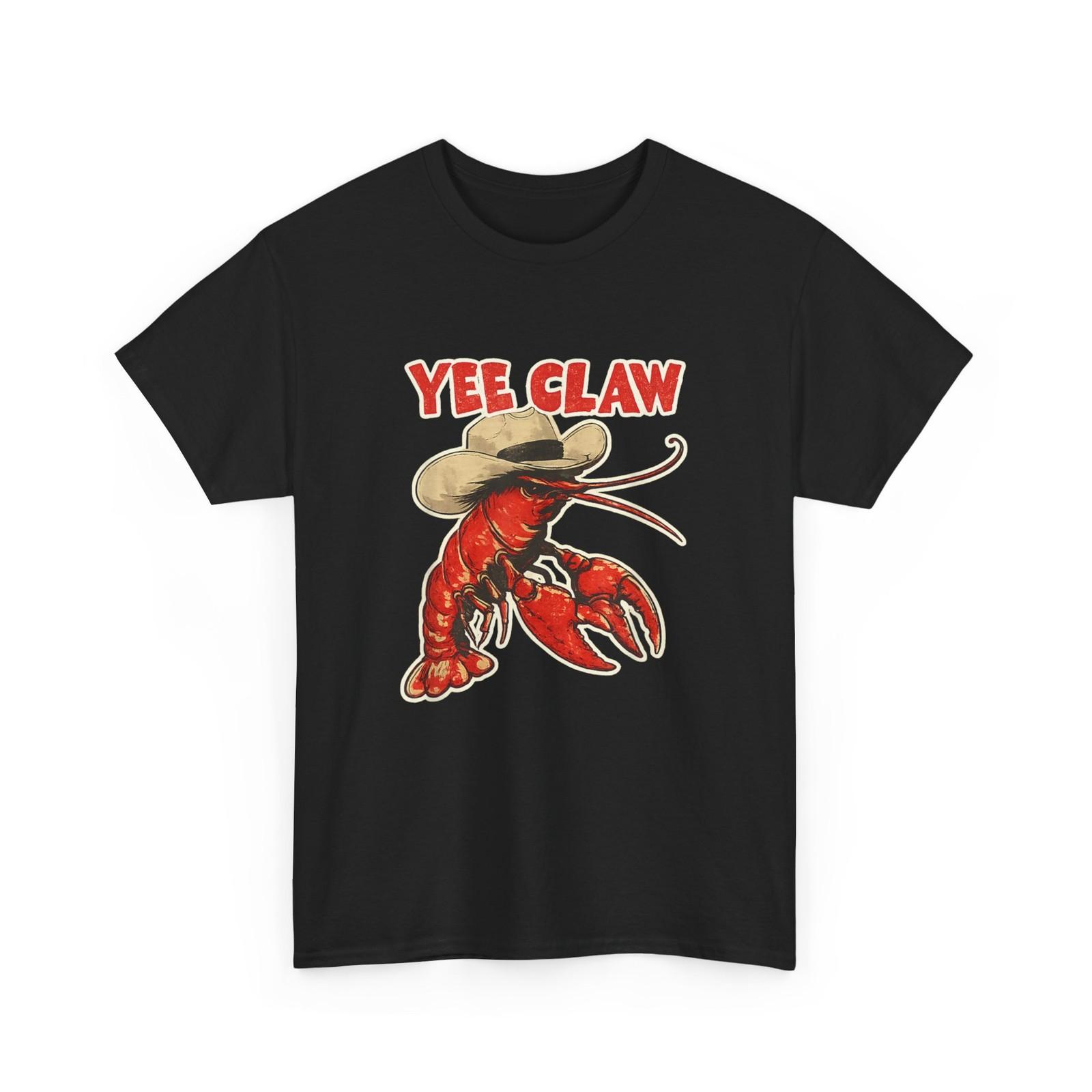 Crawfish Shirt, Yee Claw Crawfish Cowboy Men T-Shirt S