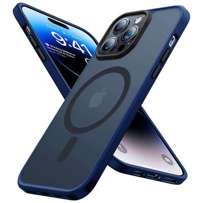 Etui Do Iphone 14 Pro Max Magsafe Case Obudowa Ochronna Alogy Ring Pancerne Na Telefon Matowe Granatowe