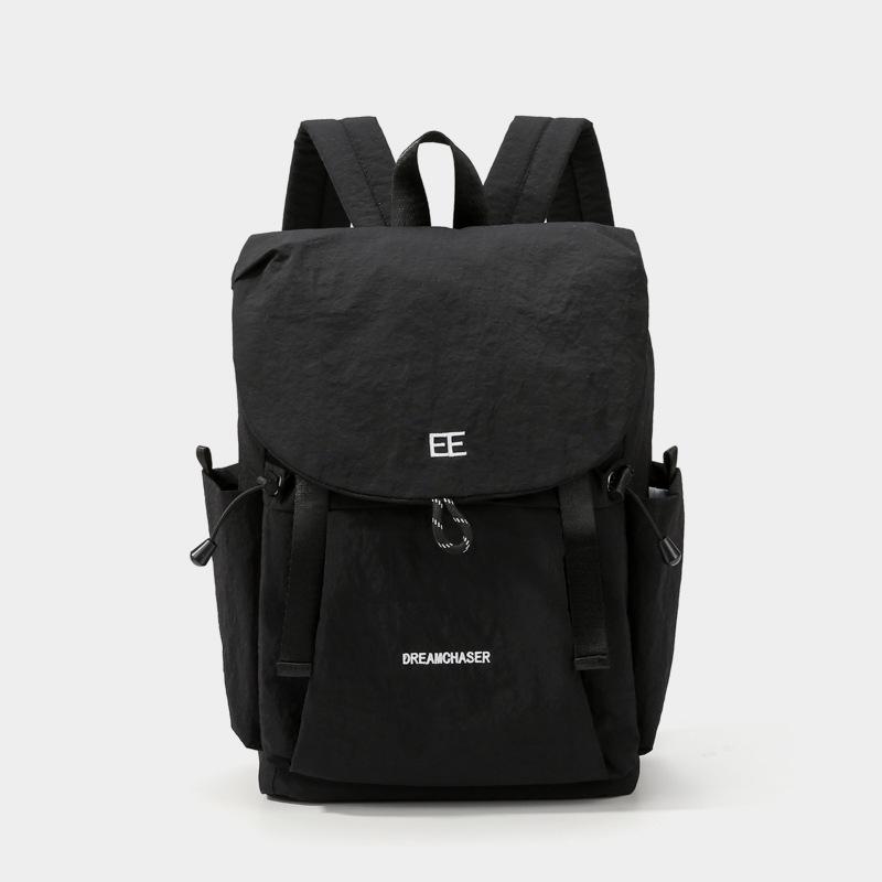 New Large Capacity Canvas Backpacks High-Value Color-Blocked College Student Double Shoulder Bag Laptop Bags for Women 2026