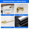 A95I-Paper Towel Holder Under Cabinet, Self-Adhesive,No Drilling, Stainless Steel, Wall-Mounted For Kitchen, Home, RV