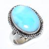 Natural Republic Larimar Gemstone 925 Solid Sterling Silver Gift Ring S.6 G7P50