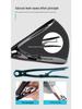 Stainless Steel Large Opening Nail Clippers - Portable Household Nail Cutter for Thick Toenails