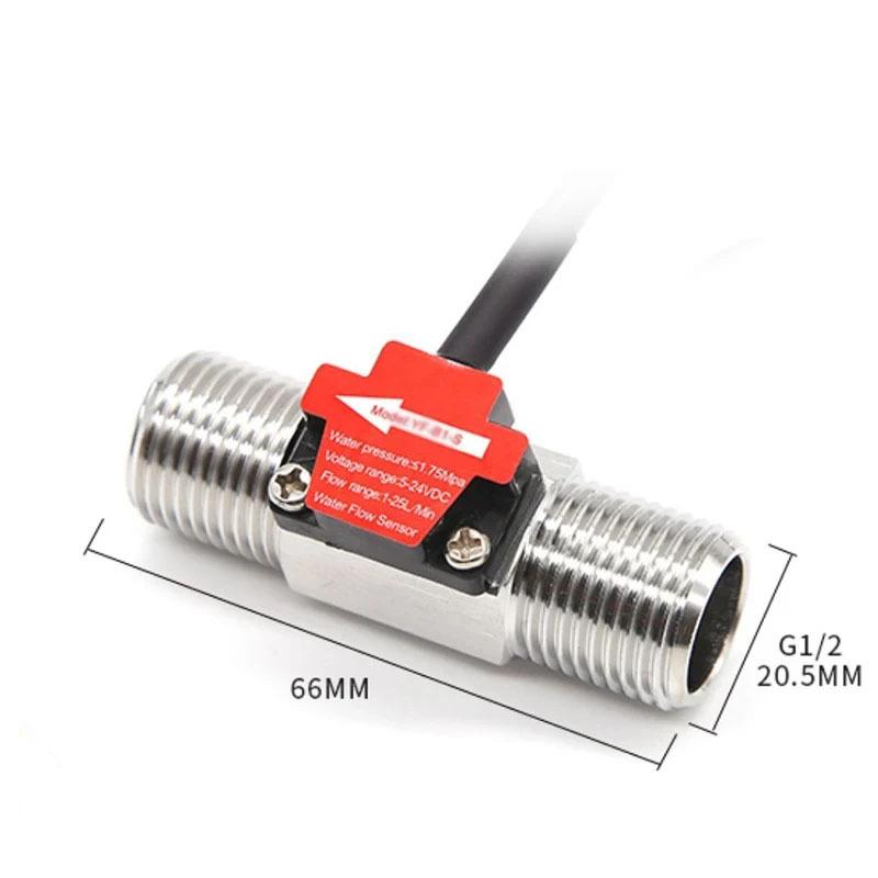 Intelligent flowmeter Table 1-inch water flow sensor measuring flow temperature flow velocity integrated flowmeter