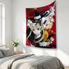Soul Eater Tapestry, Death Scythe Witch Black Cat Uniform Theme Tapestry, Anime Bedroom Wall Decor Tapestry Flat Print