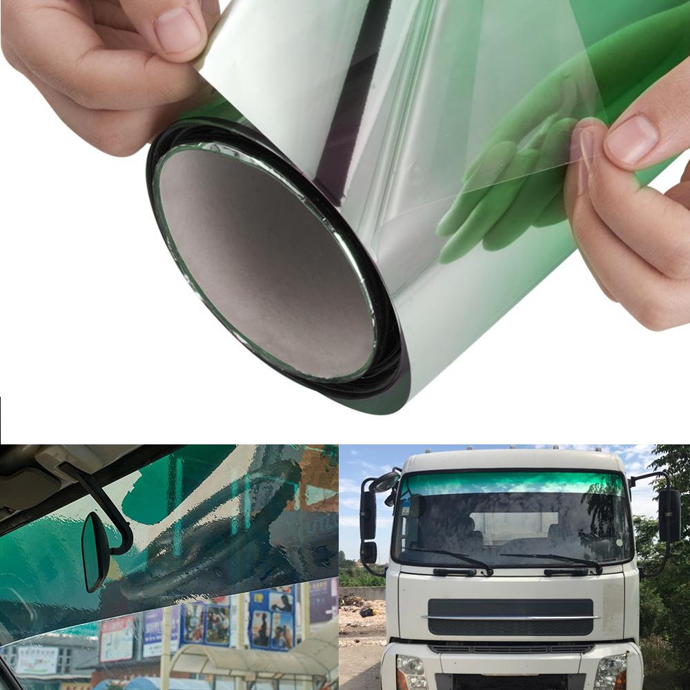 150x20cm Car Windshield Sun Visor Strip Tint Film Front Glass Anti-UV Sun Shade Window Film Decal Car UV Protector Foils Stickes