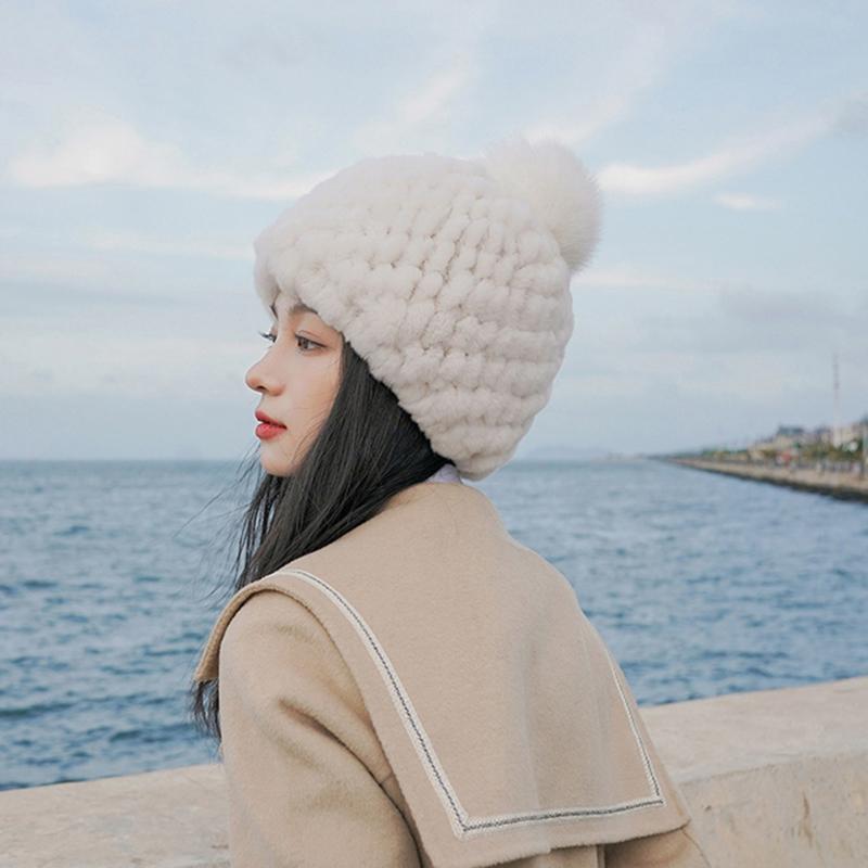 Buy Russia Winter Real Fur Beanie Hat 
