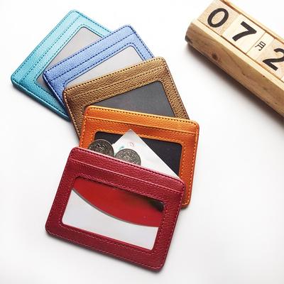 Mini-Geldbörse aus PU-Leder, schmal, Bankkartenhalter, mehrere Kartenfächer, Herren, Business, kleines Ausweisetui für Damen, Geldbörse, Kartenhülle