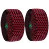 2 Rolls Bike Handlebar Tape Honeycomb Texture Non Slip Breathable Shock Absorbing For Road Mountain Cycling Rides