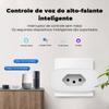 16a Brazil Standard Tuya Wifi Smart Plug Socket Outlet Adapter Power Monitor Timer App Voice Works For Google Home Alexa