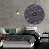 Wall Clock,Nordic Marble Print Silent Clocks Round Acrylic    ing Timepiece  Wear Resistant Decor for Home Bathroom Bedroom School