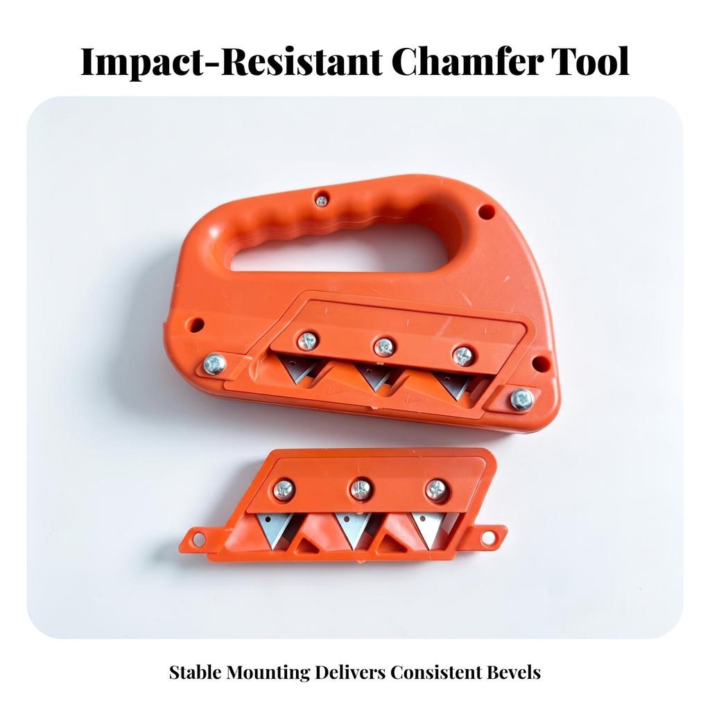 Drywall Edge Trimmer | Corner Beveling Tool with 10 inserts, Sharp, for Home Renovation