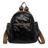 Down backpack women's new fashion light luxury casual backpack simple versatile large capacity cotton clothes women's bag