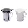 HARIO One-Cup Tea Maker, 200ml, White, Made in Japan, Perfect Gift (OTM-1NW)
