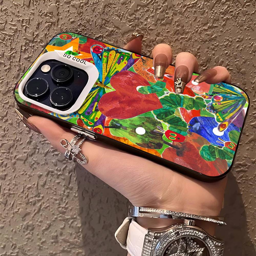 The Very Hungry Caterpillar Phone Case For IPhone 17 16 15 14 13 12 11 Pro Max Plus Pro Colorful Shell
