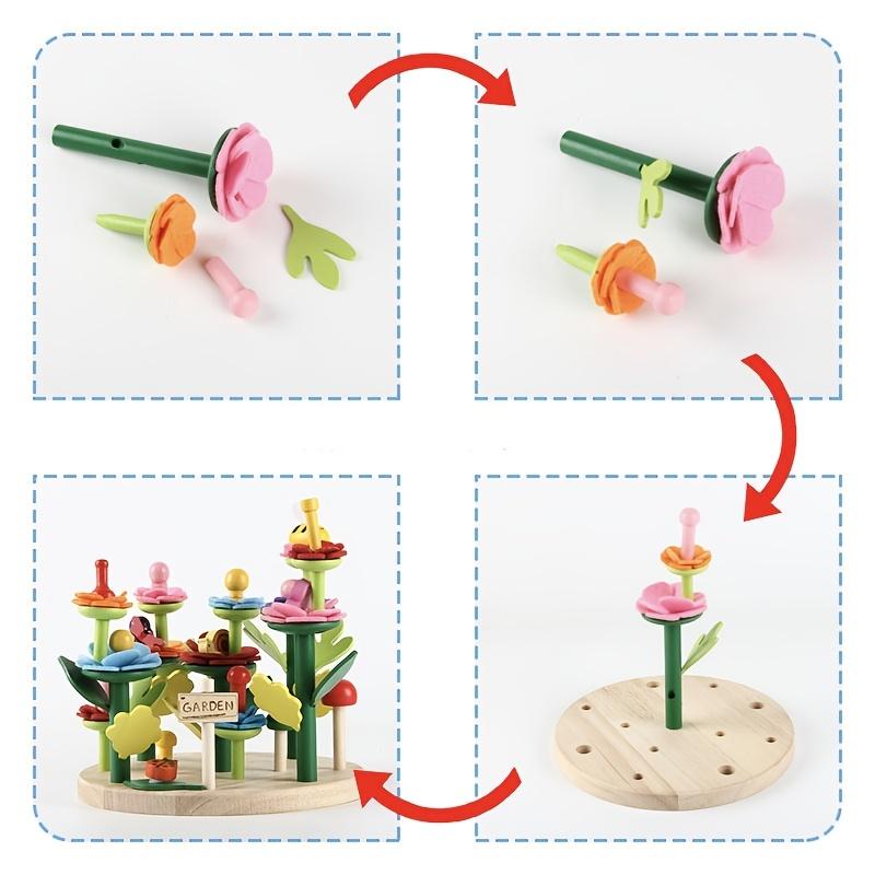 Small Garden Building Block, Train Children's Hand Eye Coordination, Early Education Educational Toys