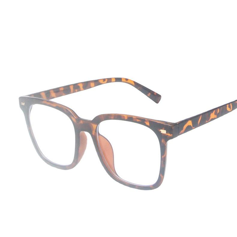2022 Korean Style Retro Large Frame Blue Light Blocking Glasses for Women