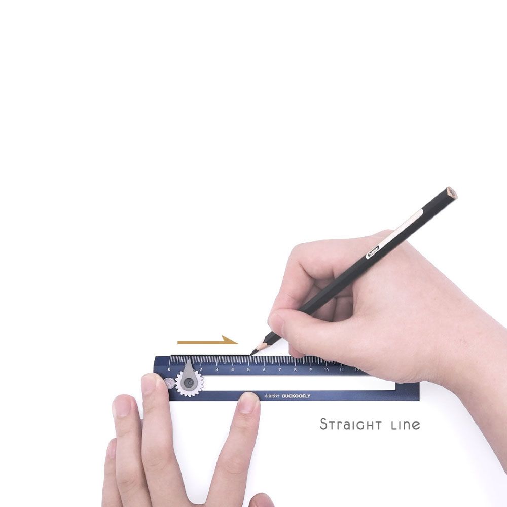 Supplies Measuring School Offce Supplies Drawing Ruler Compass Ruler Stationery Circle Ruler