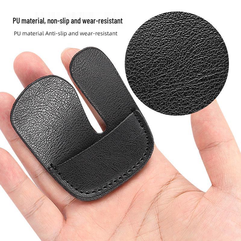 Double-Layer Archery Finger Guard for Recurve Bow – Protective Sports Gear for Three-Finger Shooting.