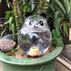 Ceramic And Plastic Automatic Flower Pot Watering Planter Device In Cute Panda Styles For Home Office Busy Plant Lovers