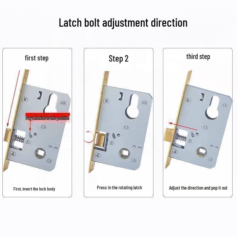 Stainless Steel Universal Interior Door Lock