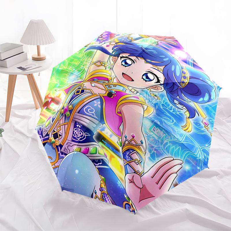 

1pc Princess Tutu Outdoor Umbrella - Automatic Opening/Closing, Portable 3-Fold Design, 8-Bone Iron Frame, Perfect Gift for Fans, Travelers, Daily Use
