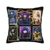 Horror Cartoon Coraline Pillowcase Soft Polyester Cushion Cover Decorative Pillow Case Cover Sofa Zipper 45X45Cm