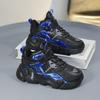2025 New Boys Sneakers Lightweight Shock Absorption Velcro Youth Warm Two Cotton Shoes Winter Boys Shoes