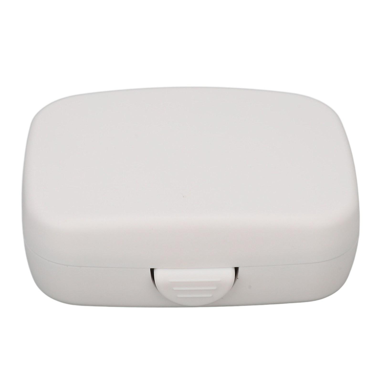 

Кейс для слуховых аппаратов Большой вместимости Портативный Квадратный Черный Бокс для хранения слуховых аппаратов для дома Улицы Т White